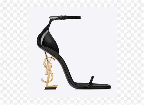 ysl heels transparent